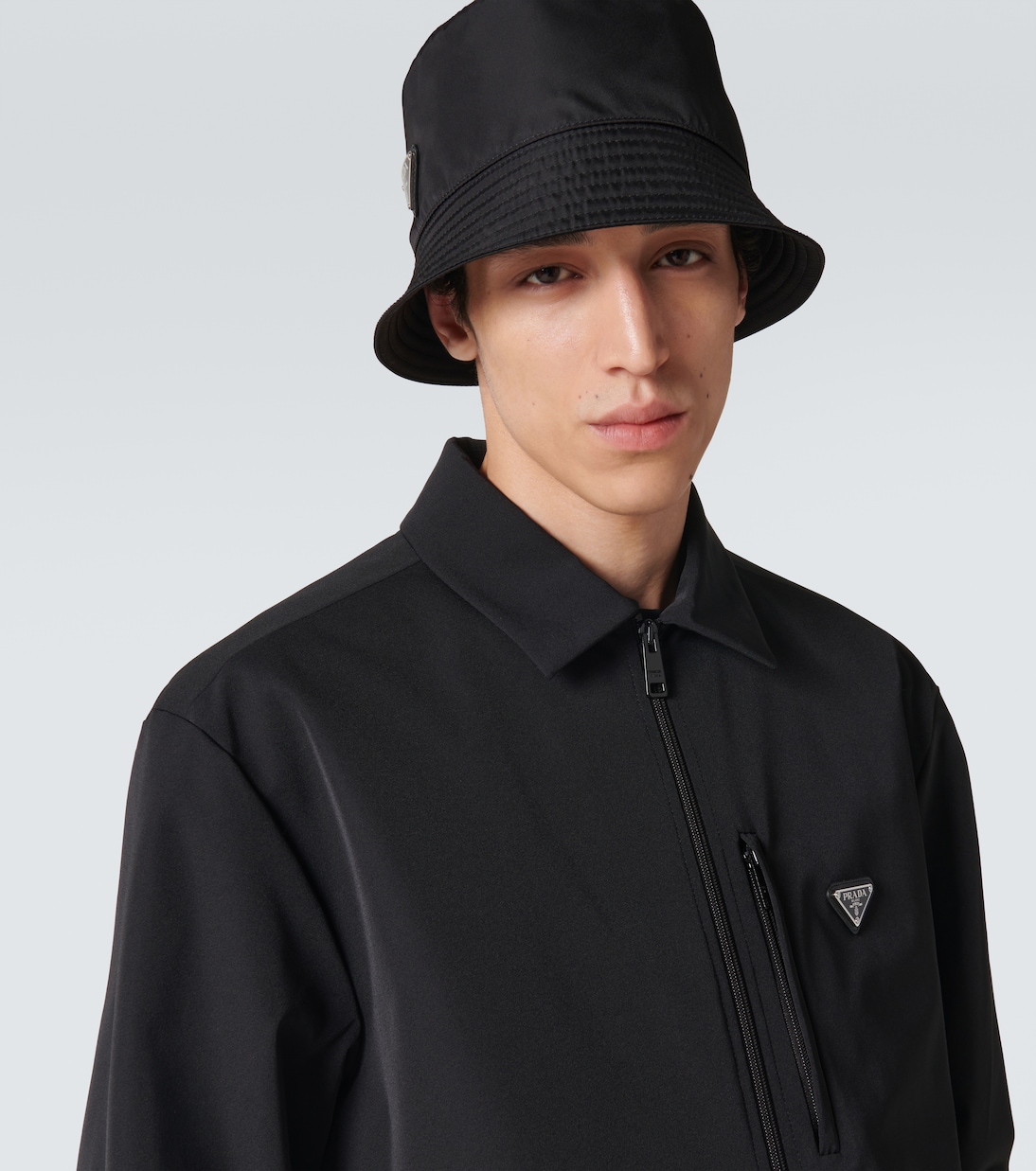 Cappello da pescatore con logo | Prada