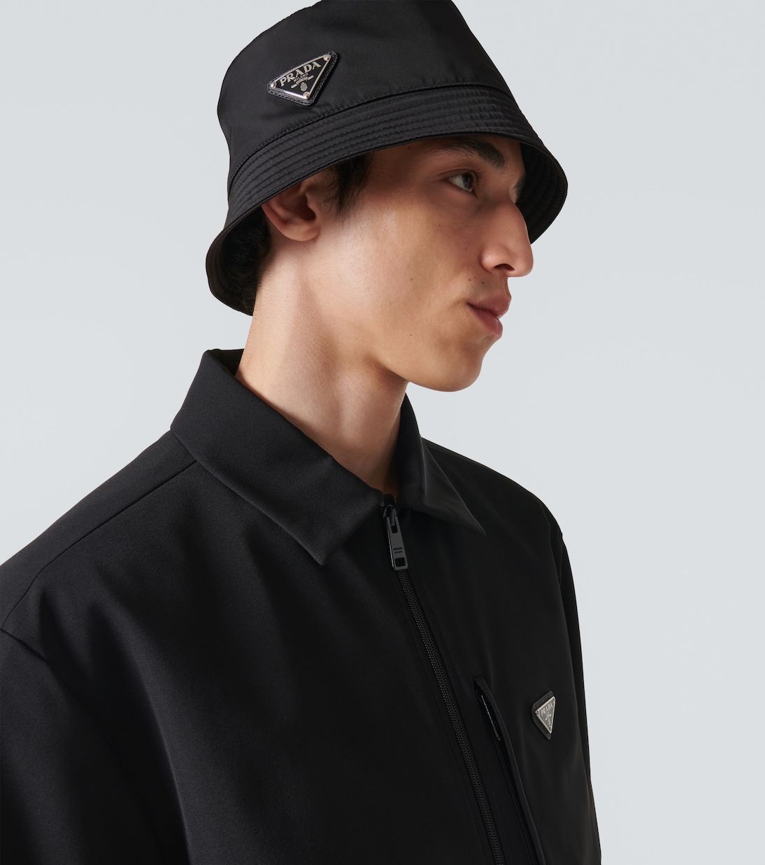 Cappello da pescatore con logo | Prada