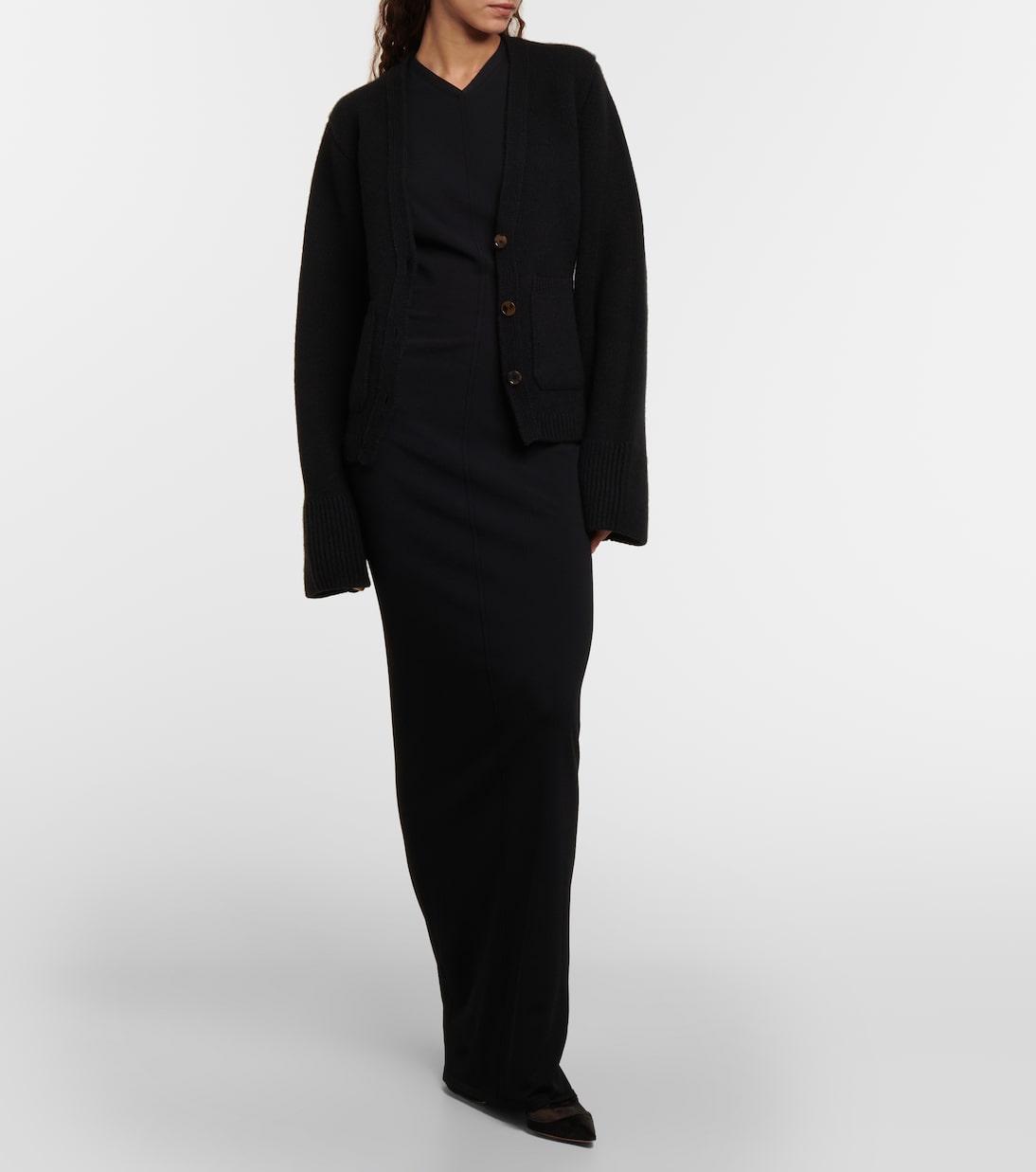 Cardigan Scarlet en cachemire mélangé | Khaite