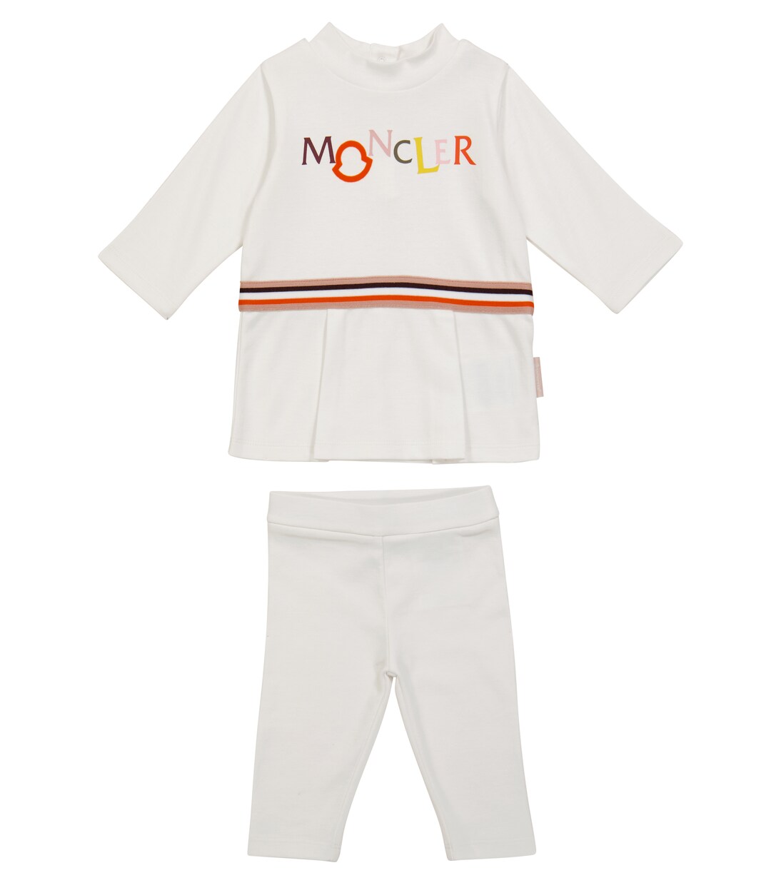 Baby cotton top and leggings set | Moncler Enfant