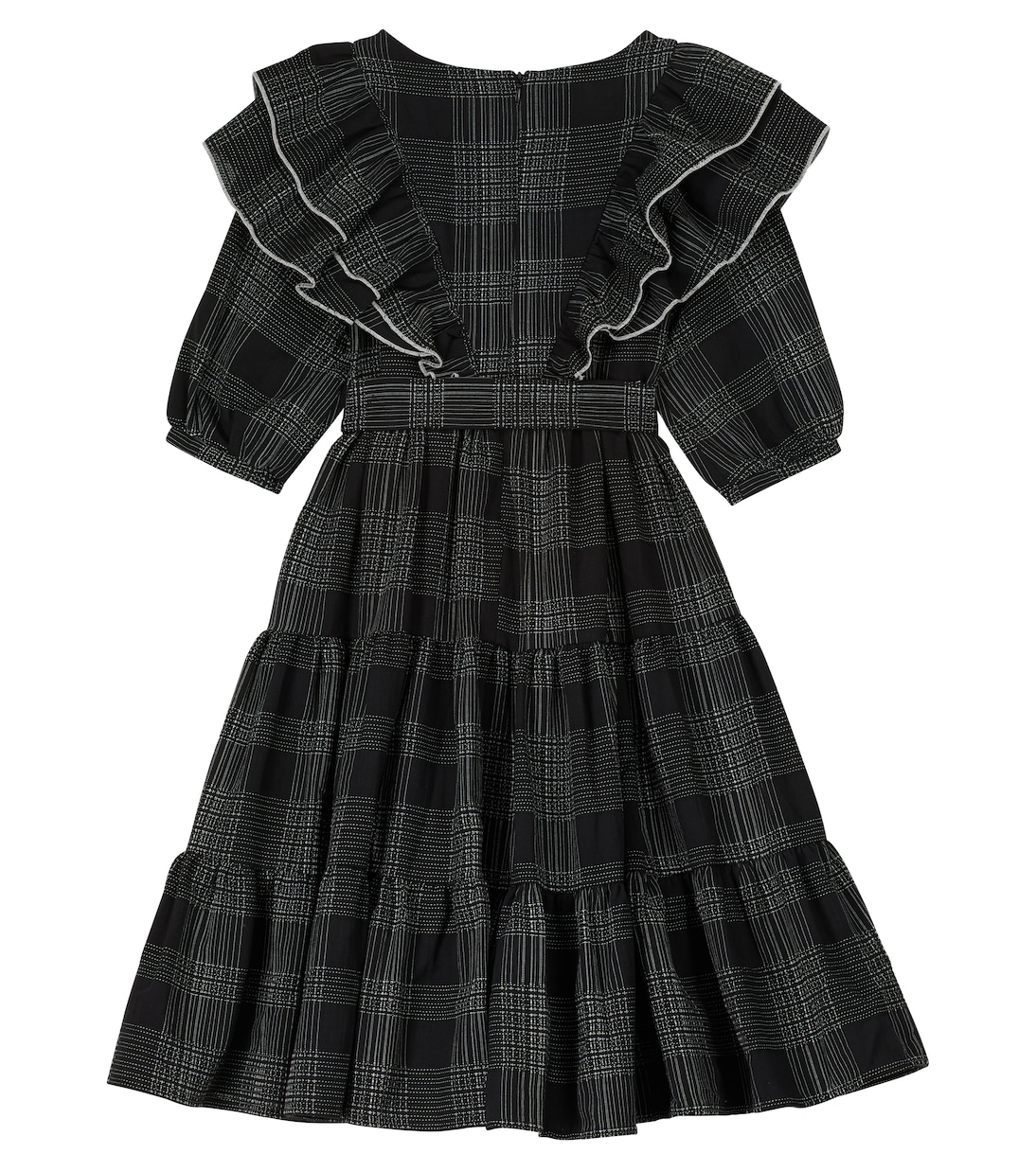 Robe en coton à carreaux | Paade Mode