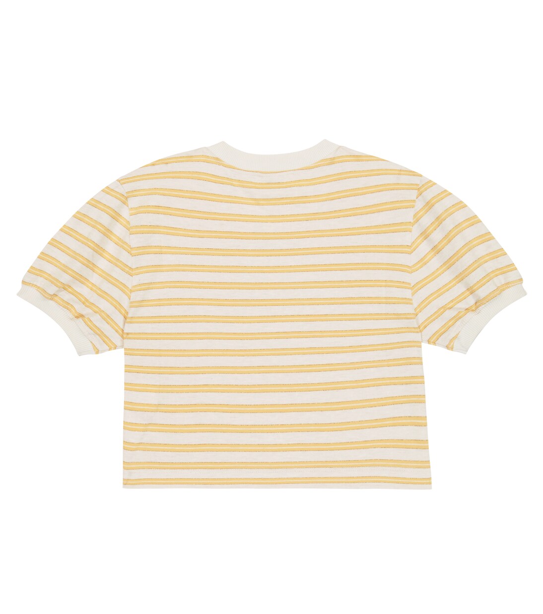 Embellished striped jersey T-shirt | Brunello Cucinelli Kids