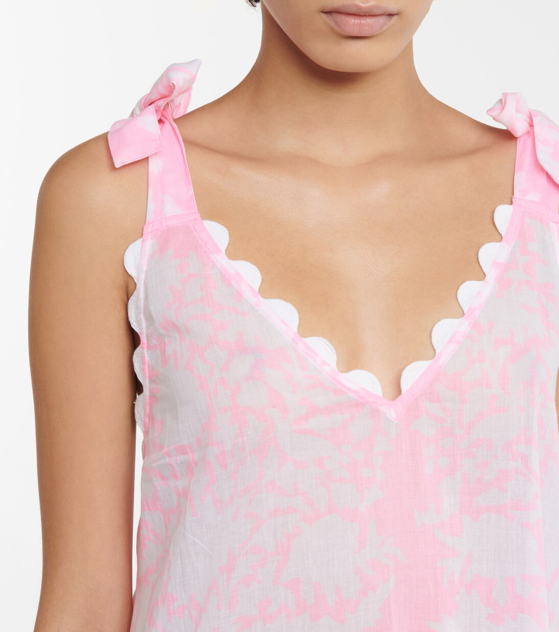 Robe midi imprimée en coton | Juliet Dunn