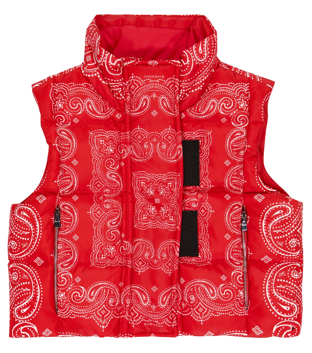 Printed quilted down vest | Givenchy Kids
