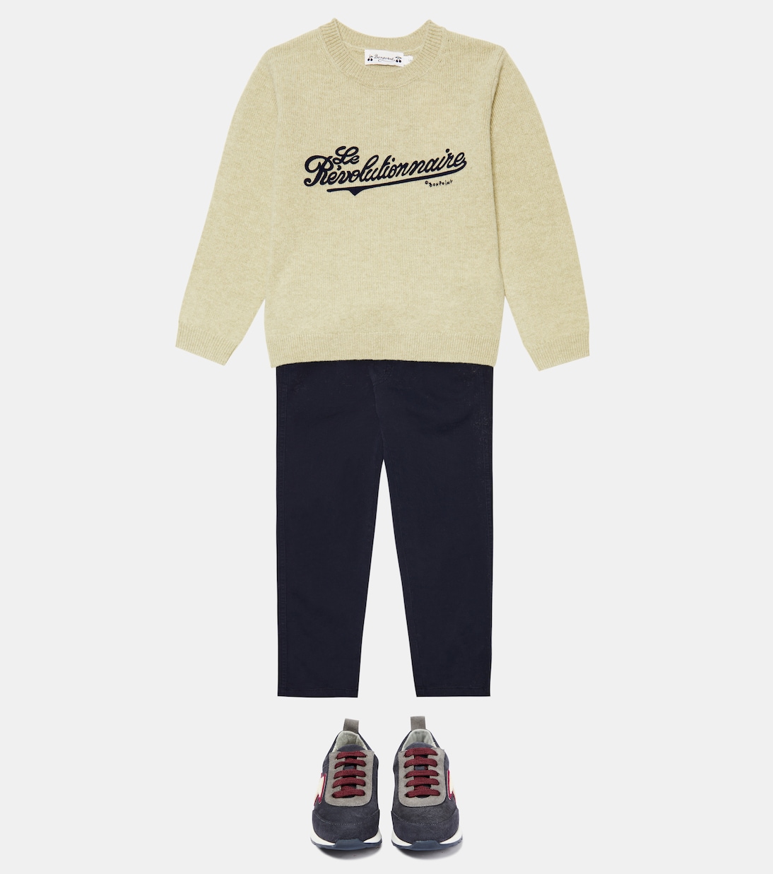 Pullover Bingo aus Wolle | Bonpoint