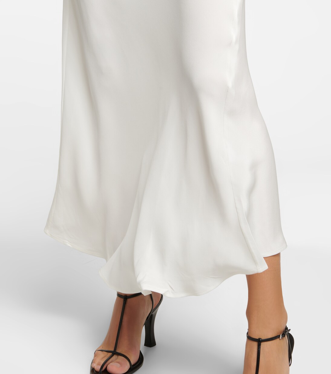 Abito lungo in faille di seta | Christopher Esber