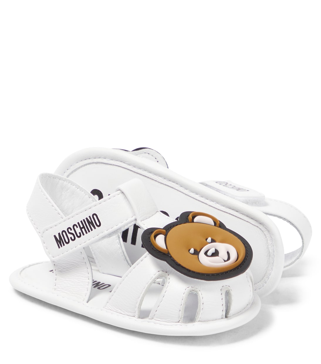 Baby Sandalen Teddy Bear aus Leder | Moschino Kids