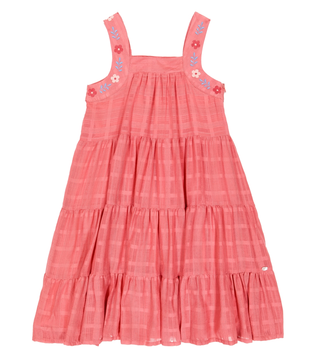 Embroidered tiered cotton dress | Tartine et Chocolat