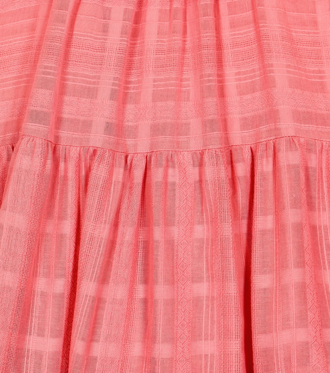 Embroidered tiered cotton dress | Tartine et Chocolat