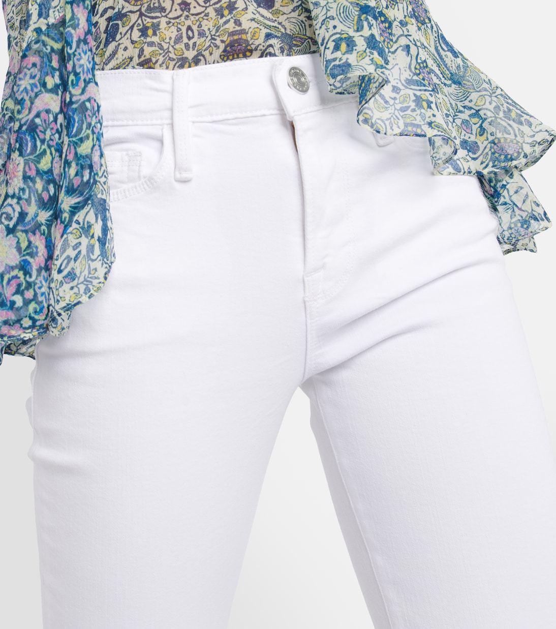 High-Rise Jeans Le Crop Flare Mini Slits | Frame