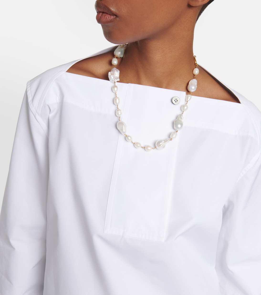 Top aus Baumwollpopeline | Jil Sander