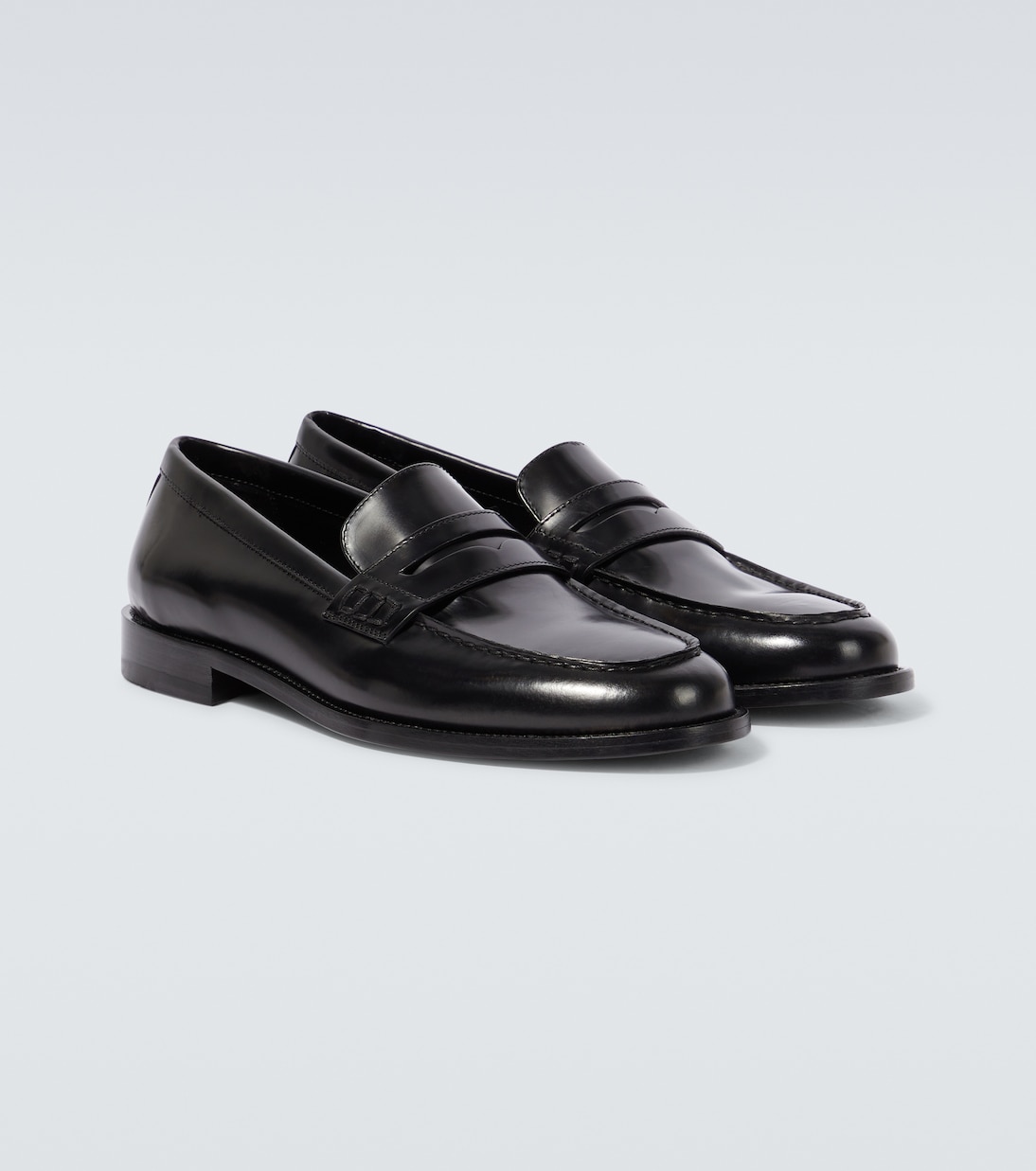 Perry leather penny loafers | Manolo Blahnik