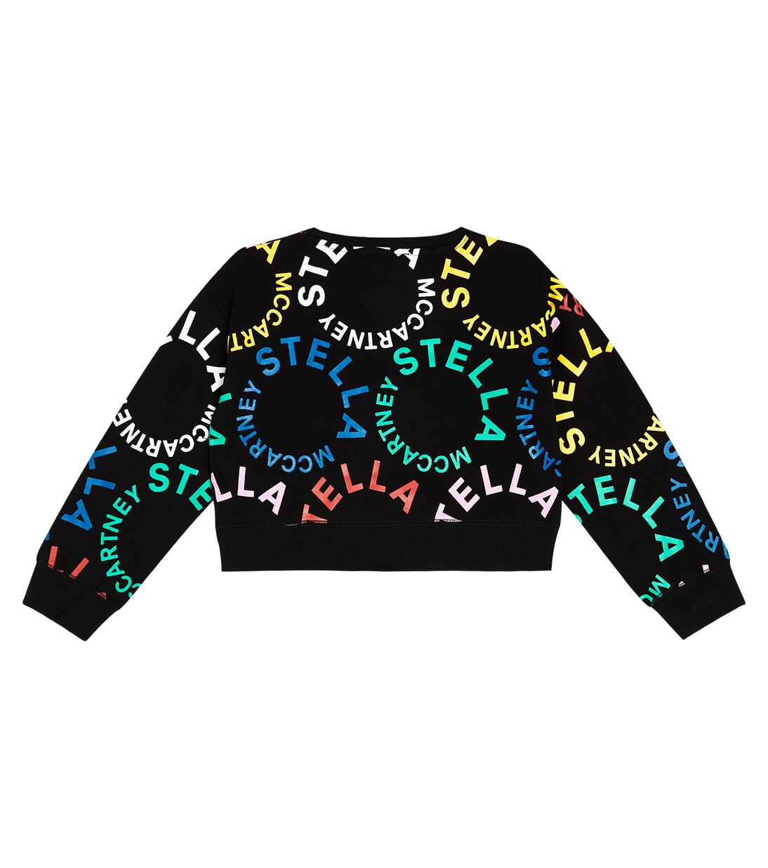 Logo cotton jersey sweatshirt | Stella McCartney Kids