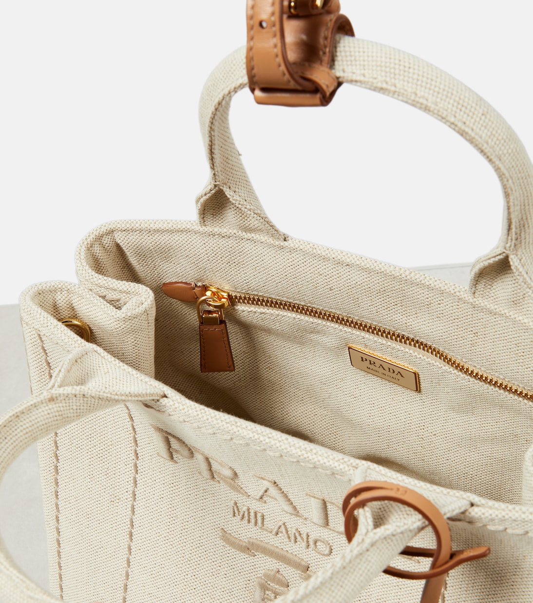 Tote Bag Giardiniera Medium aus Canvas | Prada