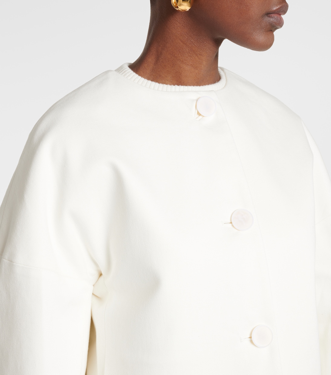 Dev cropped denim jacket | Fforme