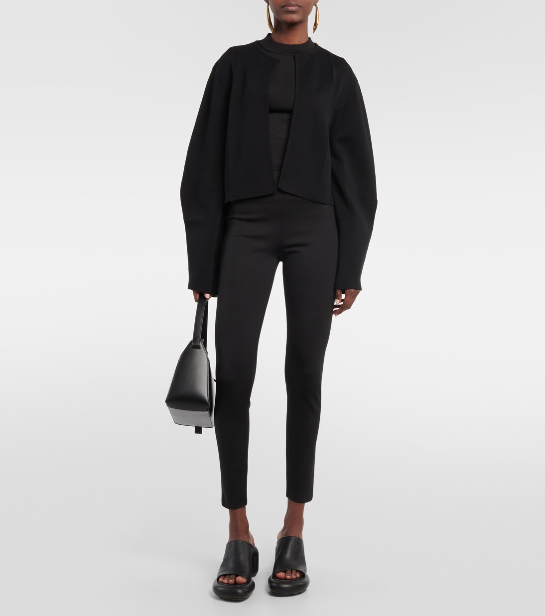 Anya silk-blend jersey leggings | Fforme