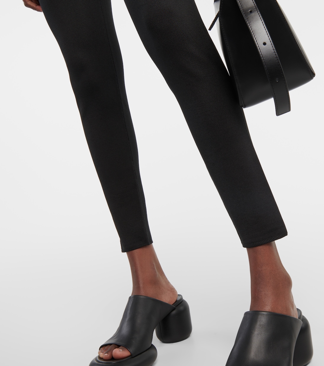 Anya silk-blend jersey leggings | Fforme