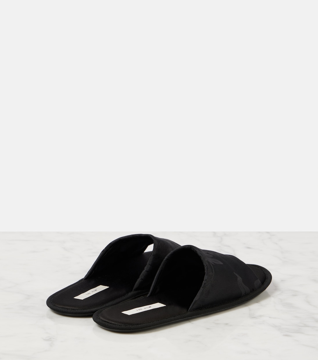 Slippers Frances aus Jacquard | The Row