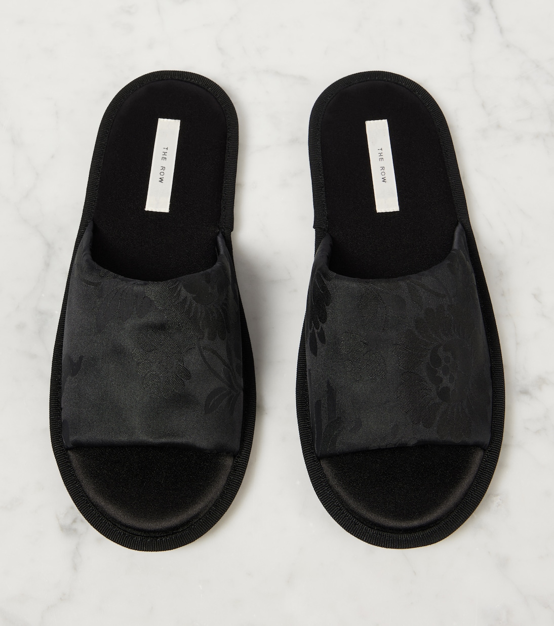 Slippers Frances aus Jacquard | The Row