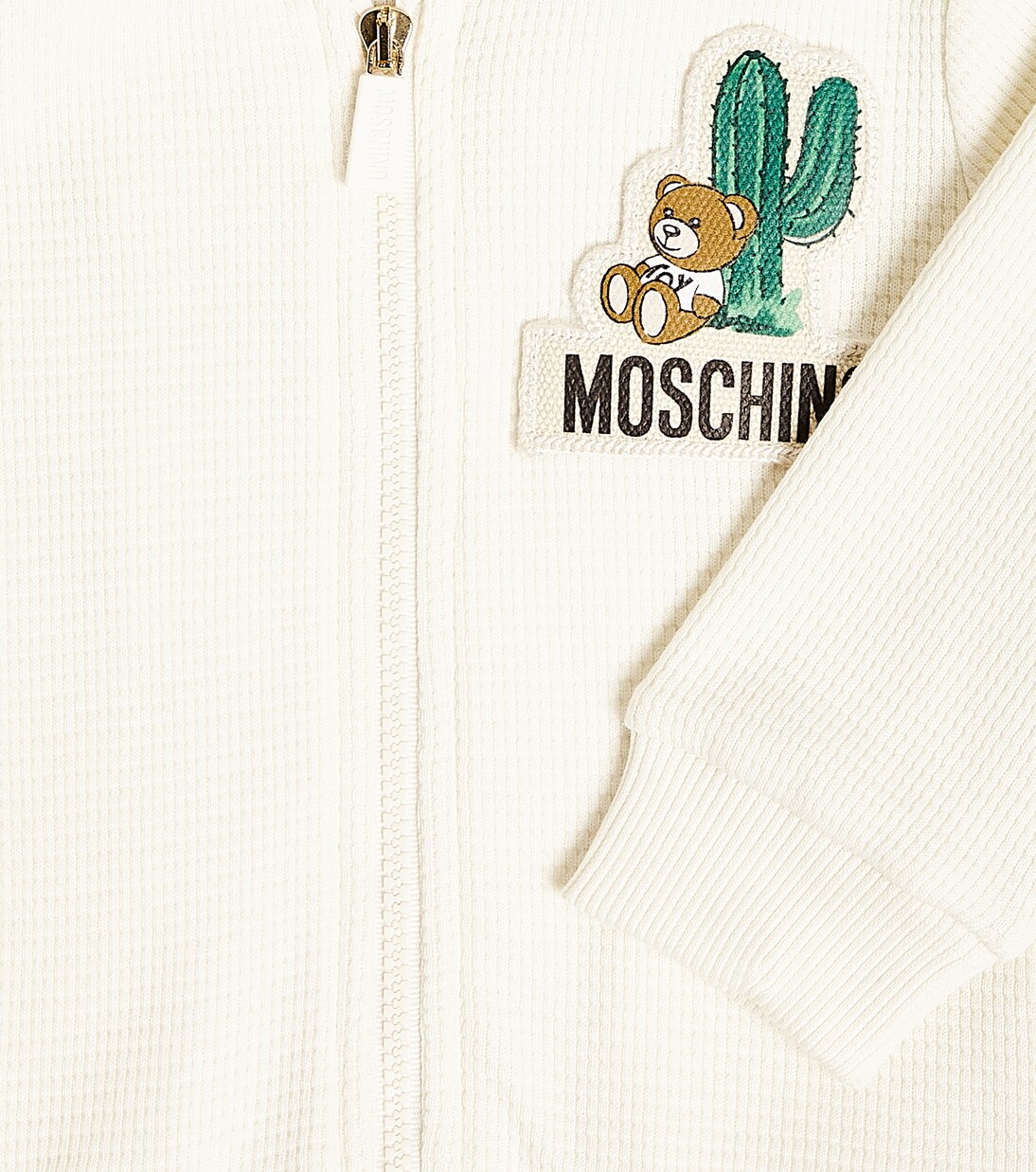 Baby cotton jersey hoodie | Moschino Kids