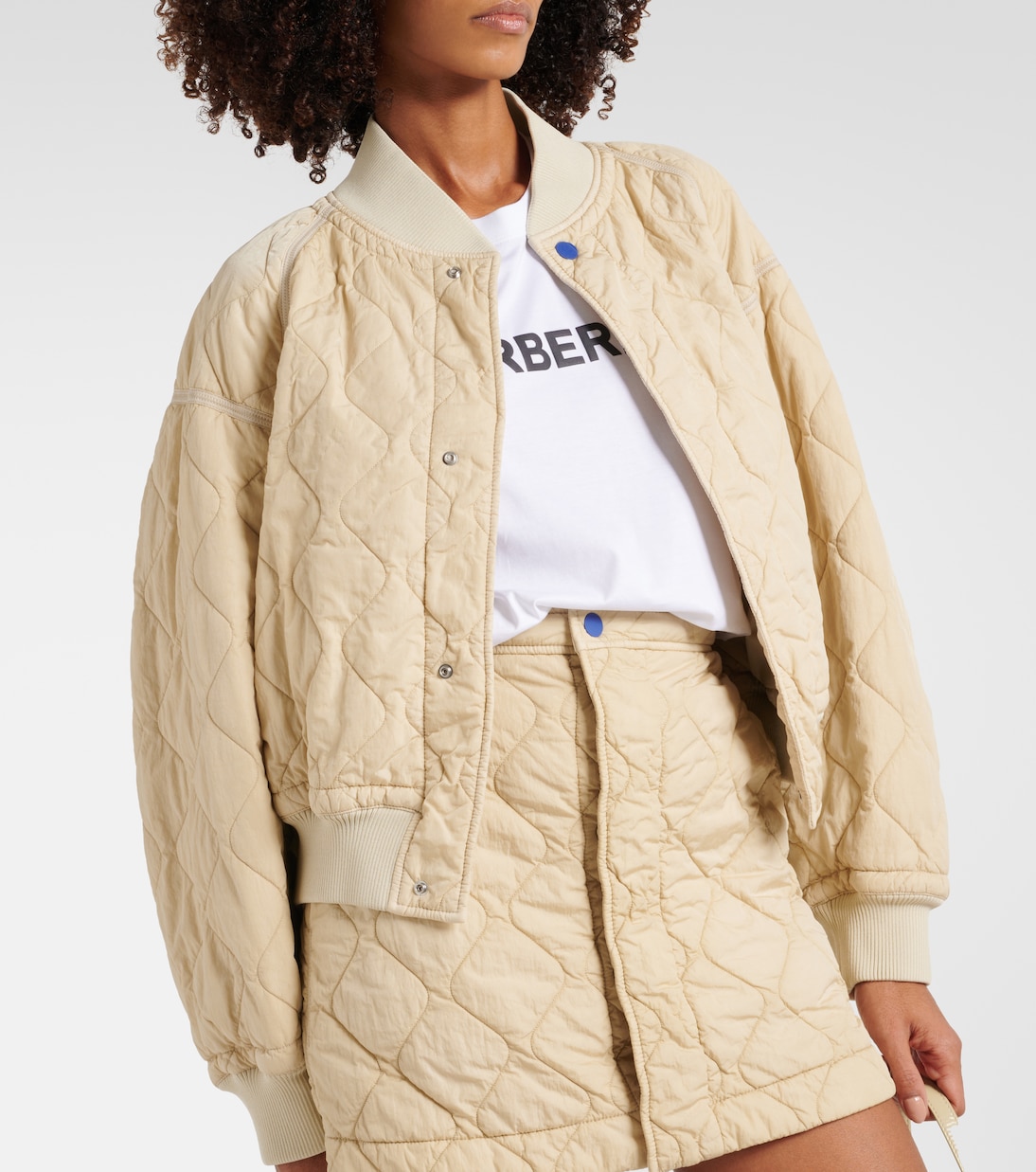 Gesteppte Oversize-Bomberjacke | Burberry