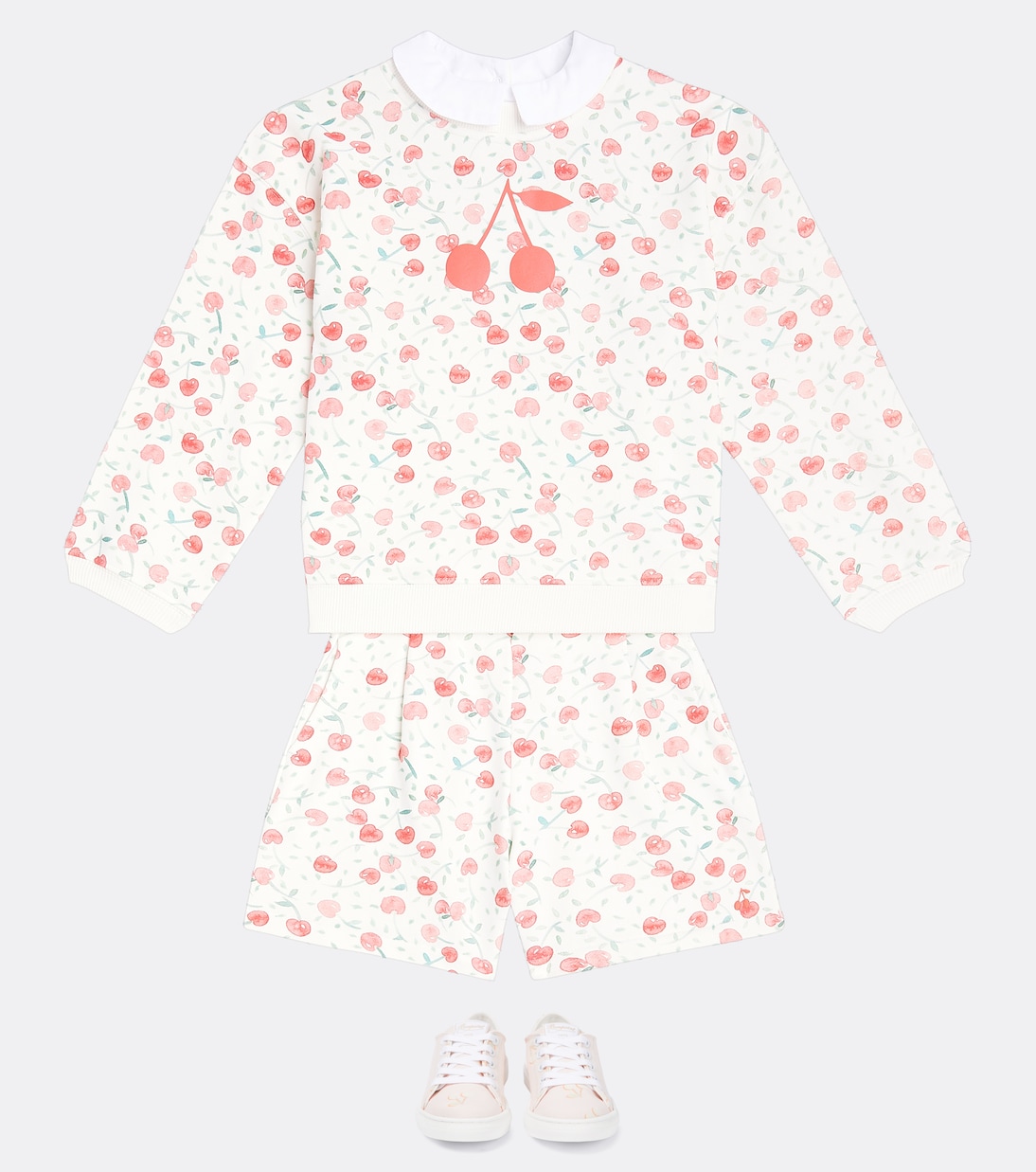 Claudine printed cotton sweatshirt | Bonpoint