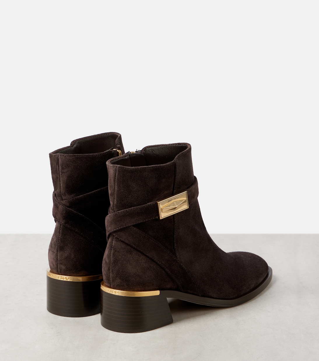 Ankle Boots Diantha 45 aus Veloursleder | Jimmy Choo