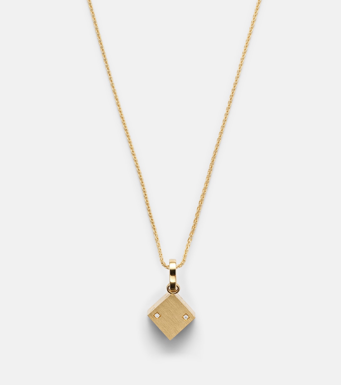 Halskette Spiga aus 18kt Gelbgold mit Diamanten | Marie Lichtenberg