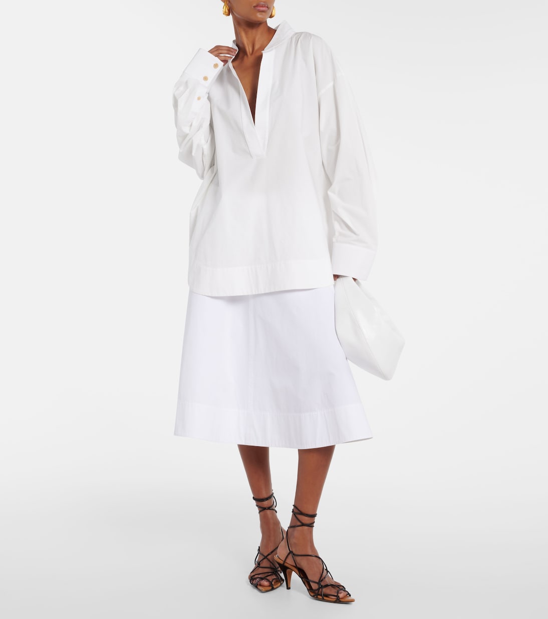 Midirock aus Baumwolle | Khaite