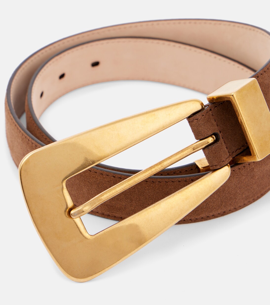 Lucca suede belt | Khaite