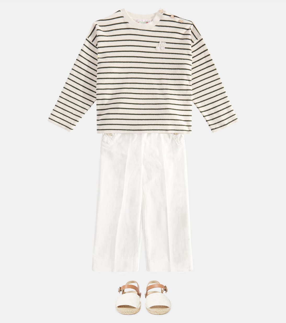 Gaetane cotton pants | Bonpoint