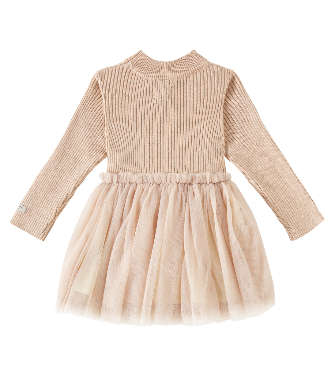 婴幼儿 — Lotus羊毛混纺与薄纱连衣裙 | Donsje