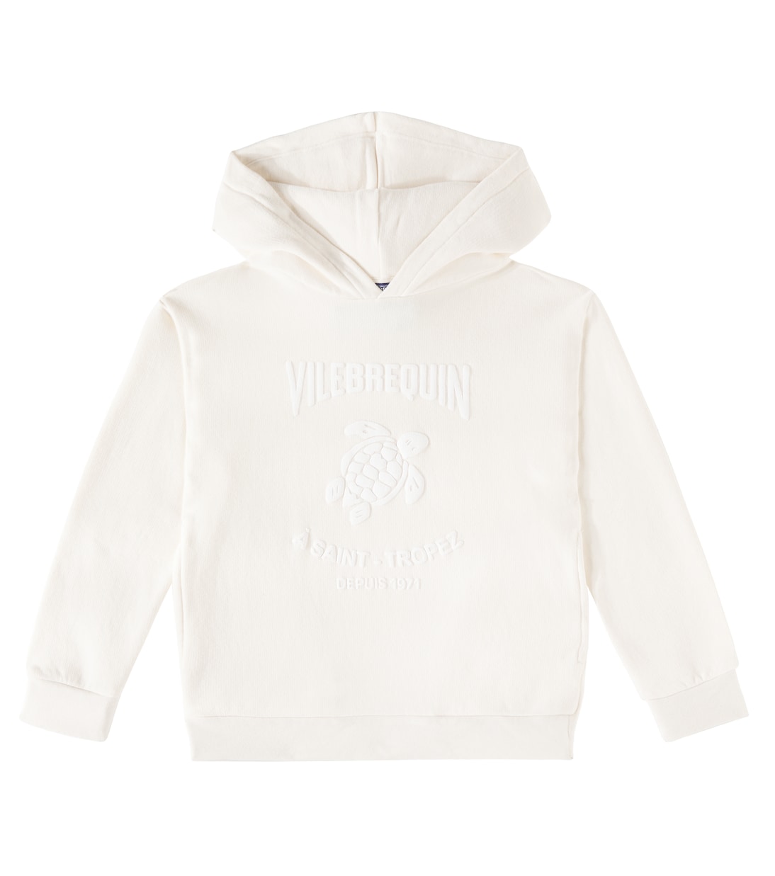 Logo cotton fleece hoodie | Vilebrequin Kids