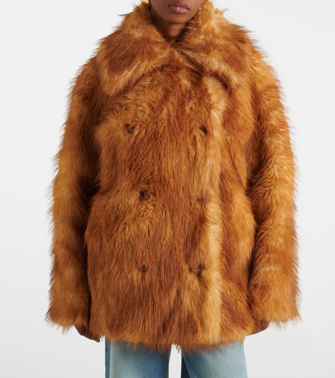 Mantel Urban Jungle aus Faux Fur | Dorothee Schumacher