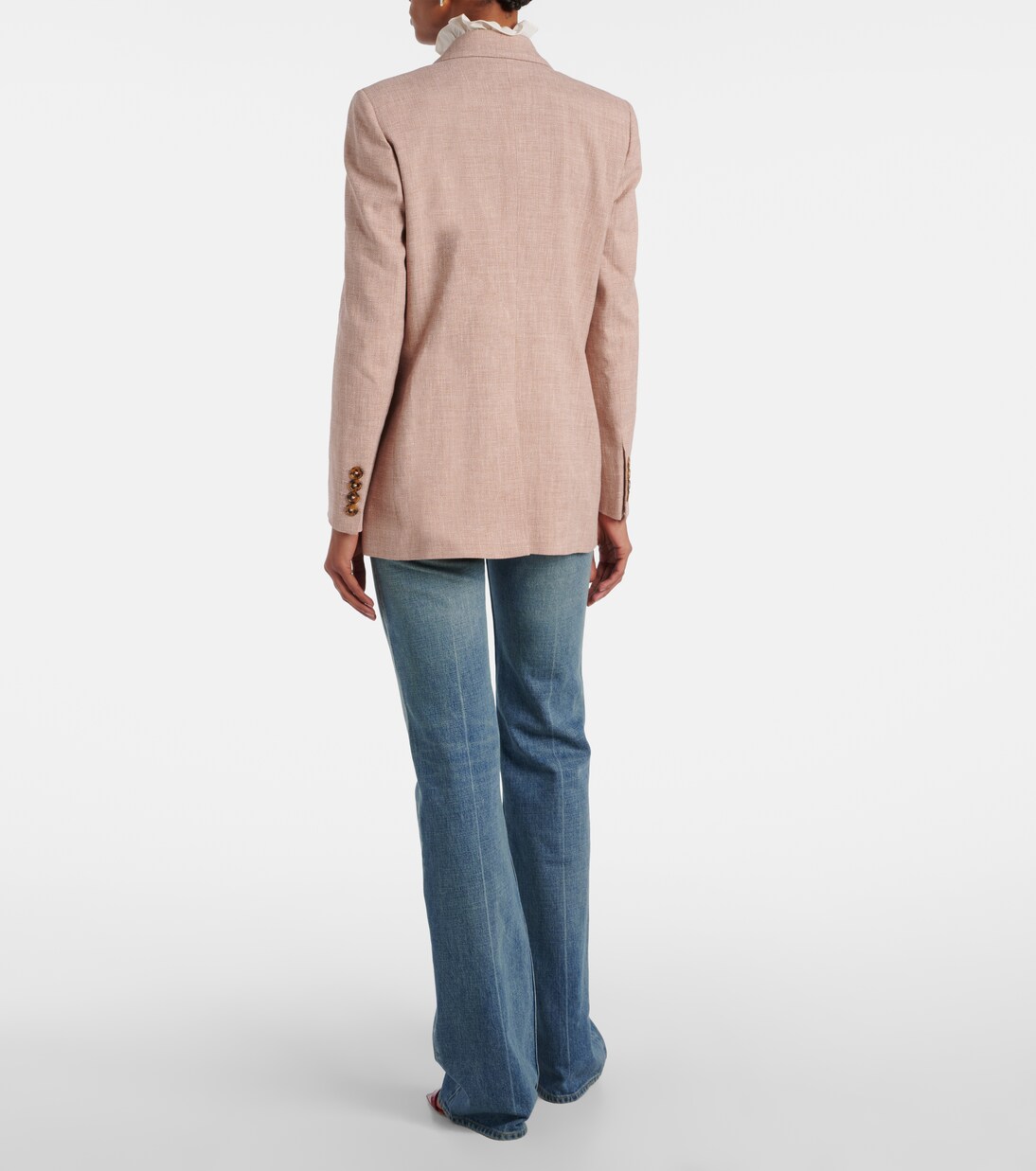 جاكيت بليزر من الكتّان والصوف Spray | Blazé Milano