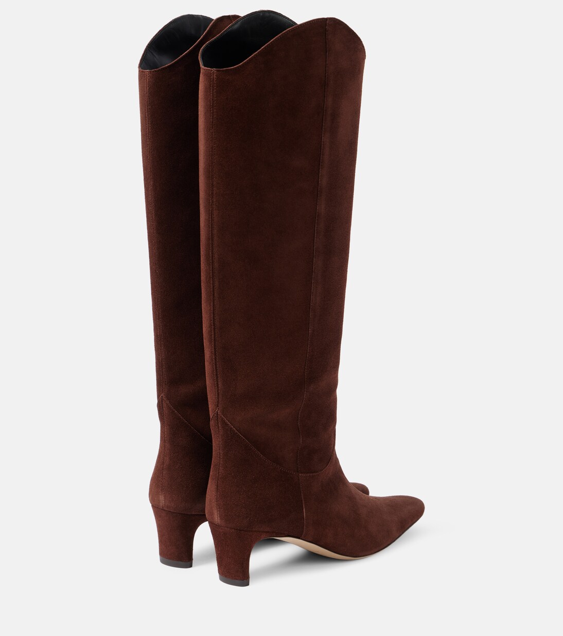 Western Wally suede knee-high boots | Staud