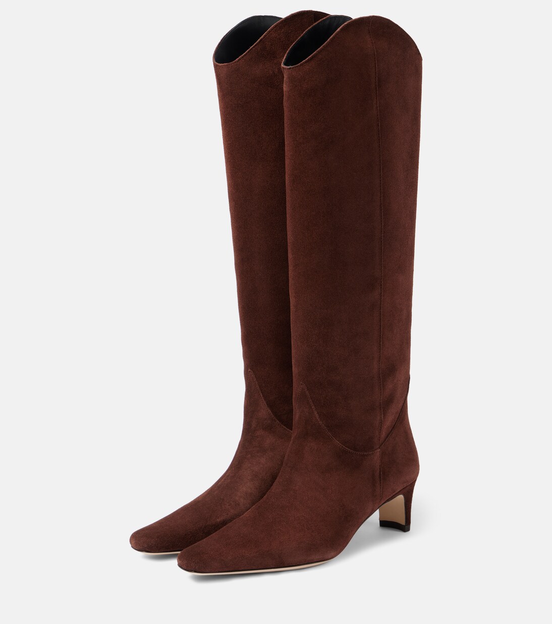 Western Wally suede knee-high boots | Staud