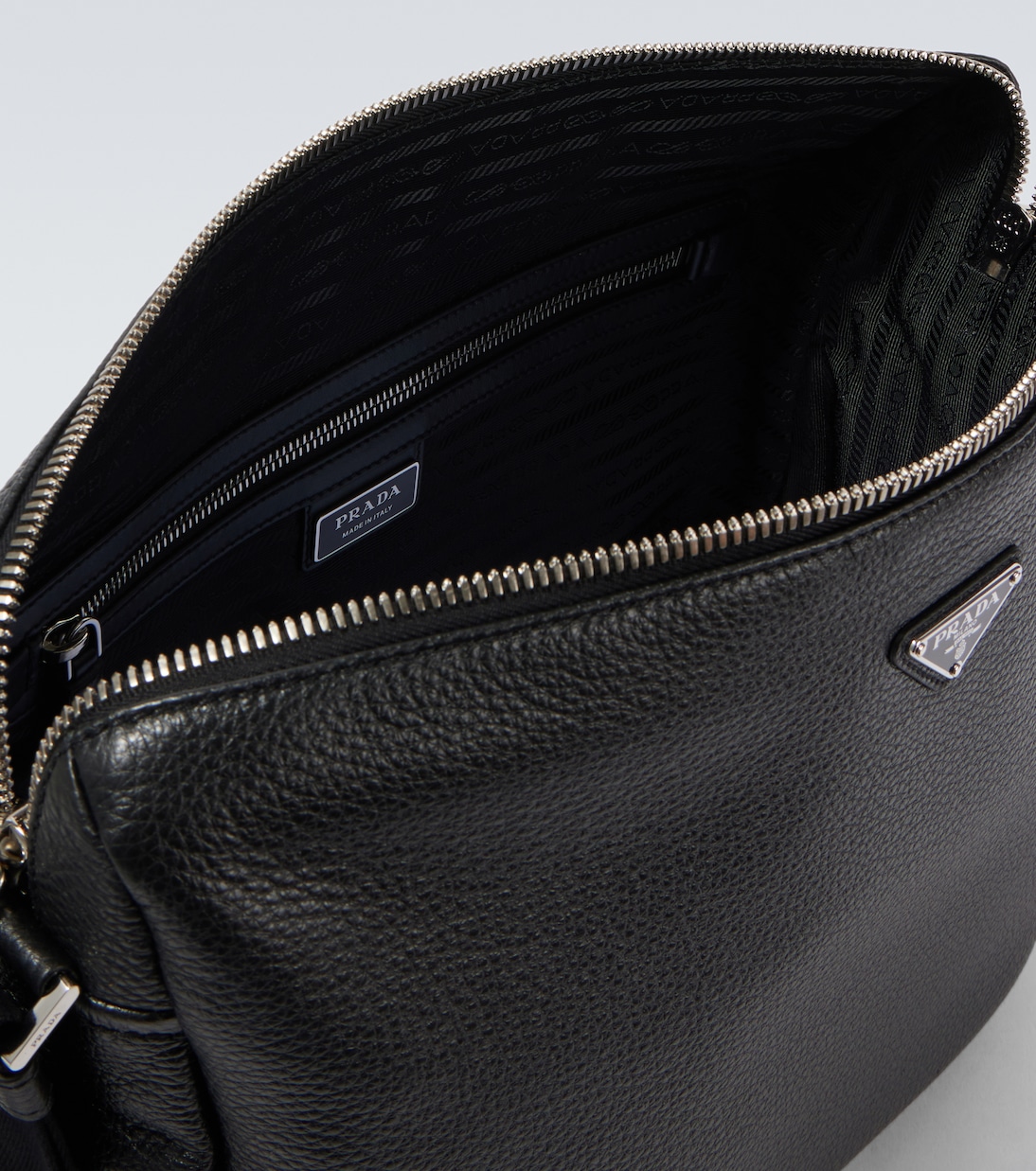 Leather shoulder bag | Prada
