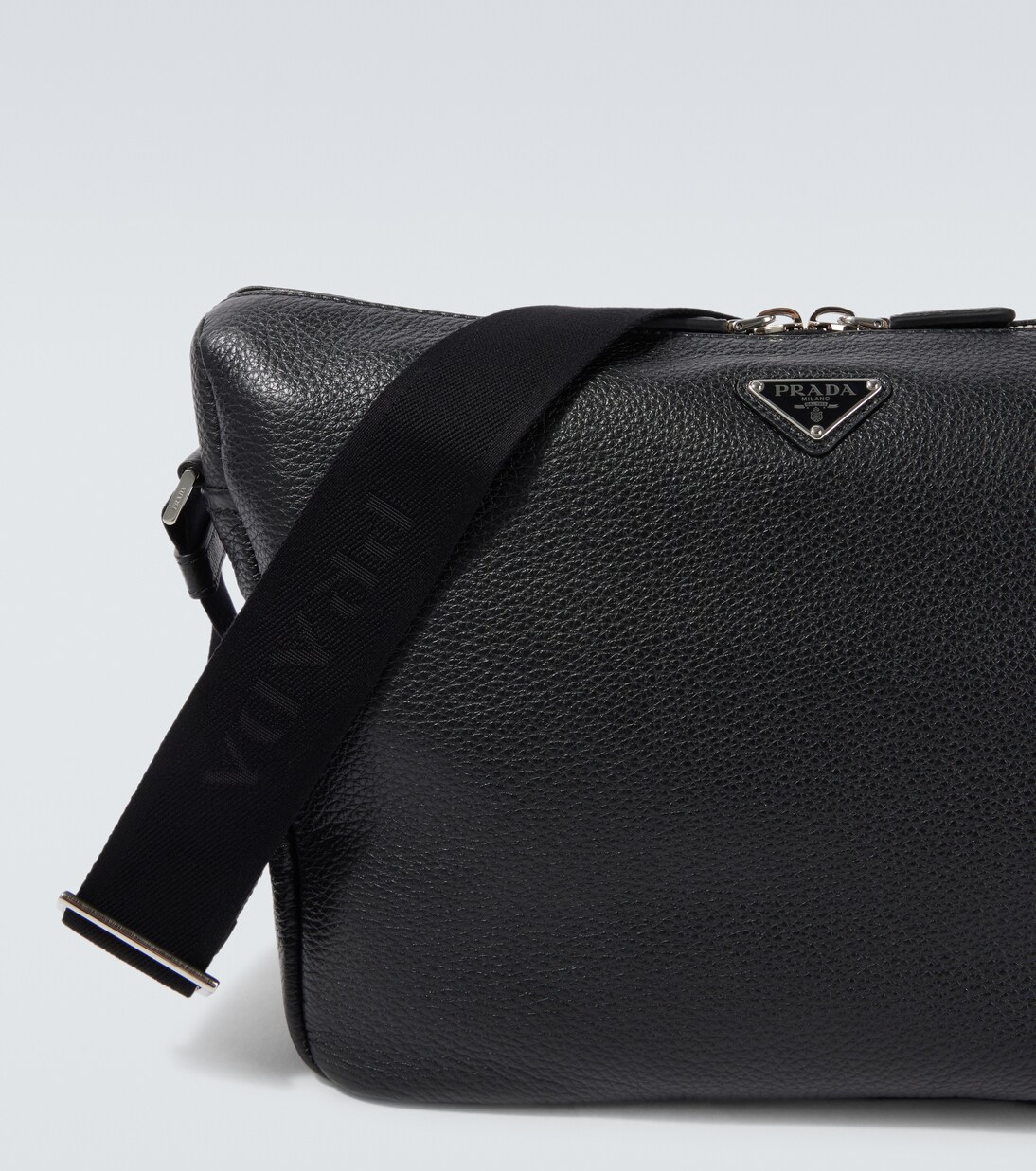 Leather shoulder bag | Prada