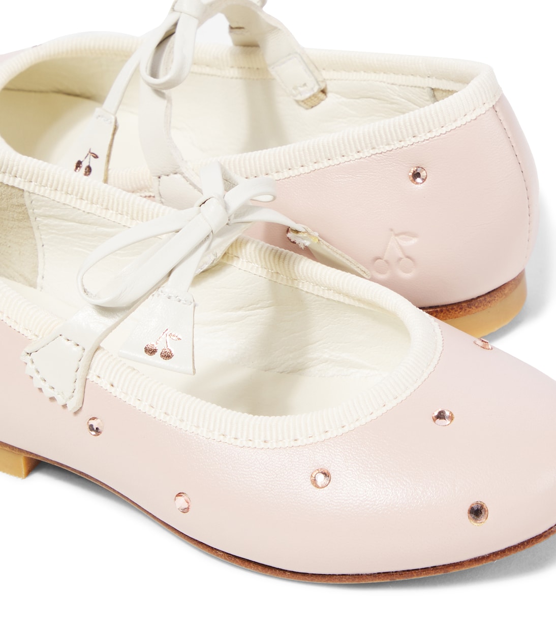 Eveline leather Mary Jane flats | Bonpoint