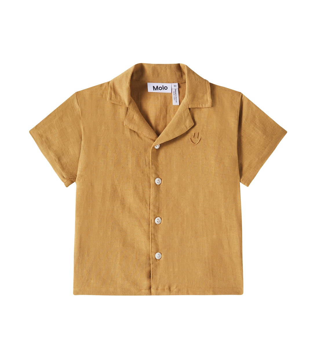 Baby Eyou linen and cotton shirt | Molo