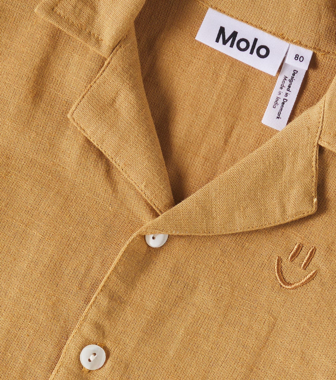 Baby Eyou linen and cotton shirt | Molo