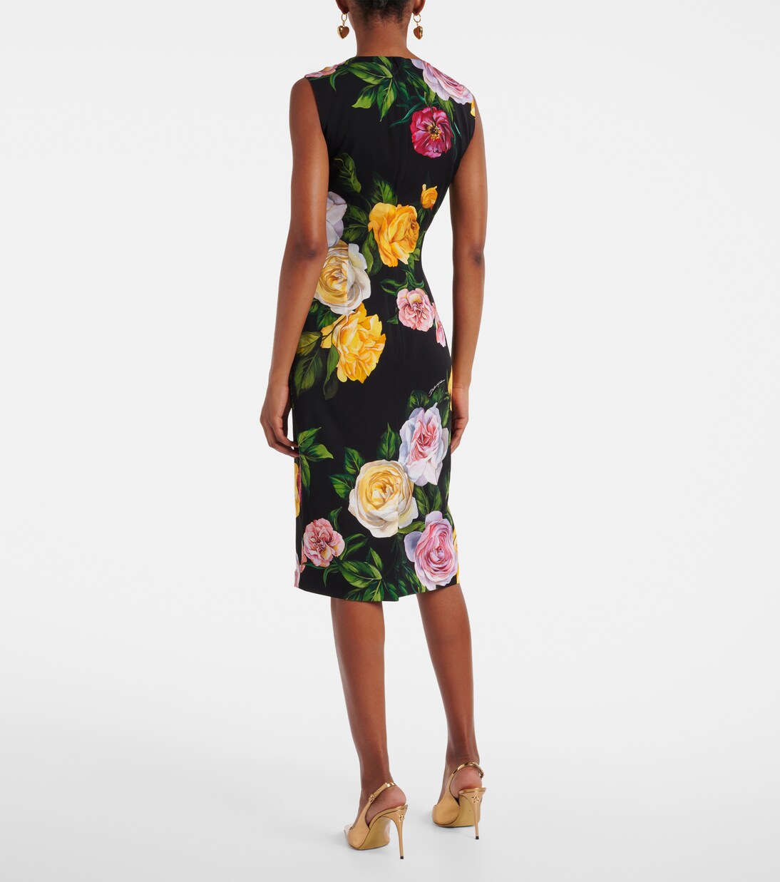 Midikleid aus einem Seidengemisch | Dolce&Gabbana