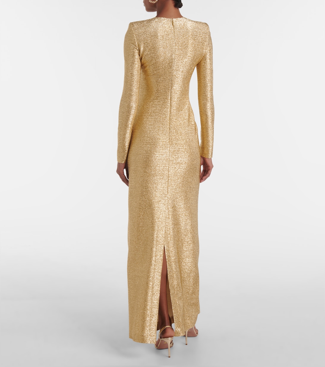 Robe longue en lamé | Oscar de la Renta