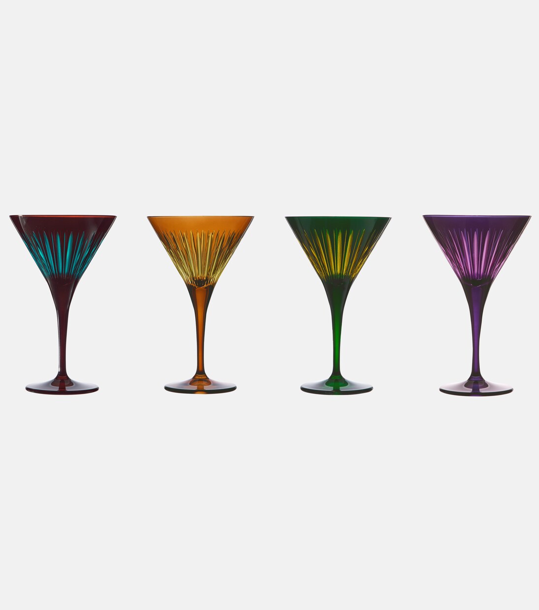 Set de 4 copas de martini Prism | L'Objet