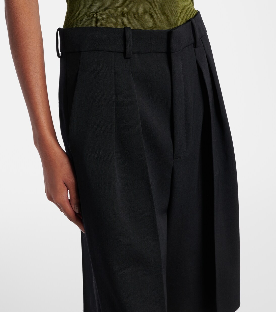 Bermuda-Shorts aus Wolle | Saint Laurent