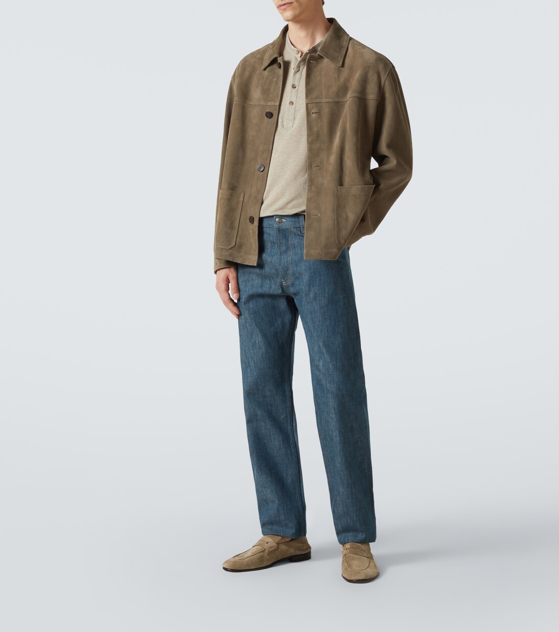 Henley-Top aus einem Leinengemisch | Thom Sweeney