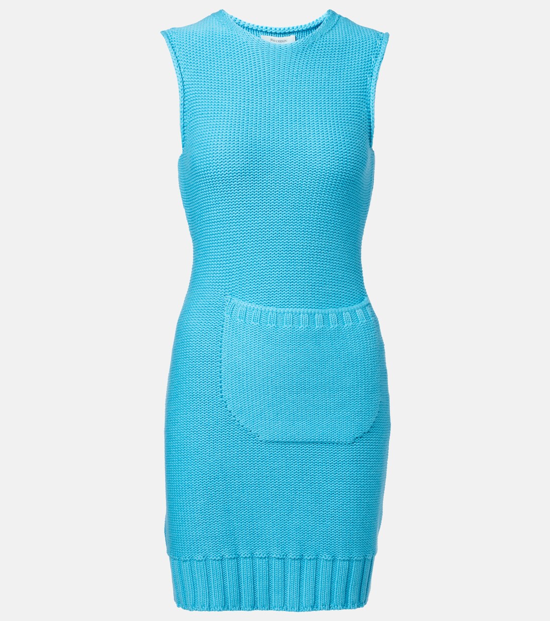 Knitted cotton and wool minidress | JW Anderson