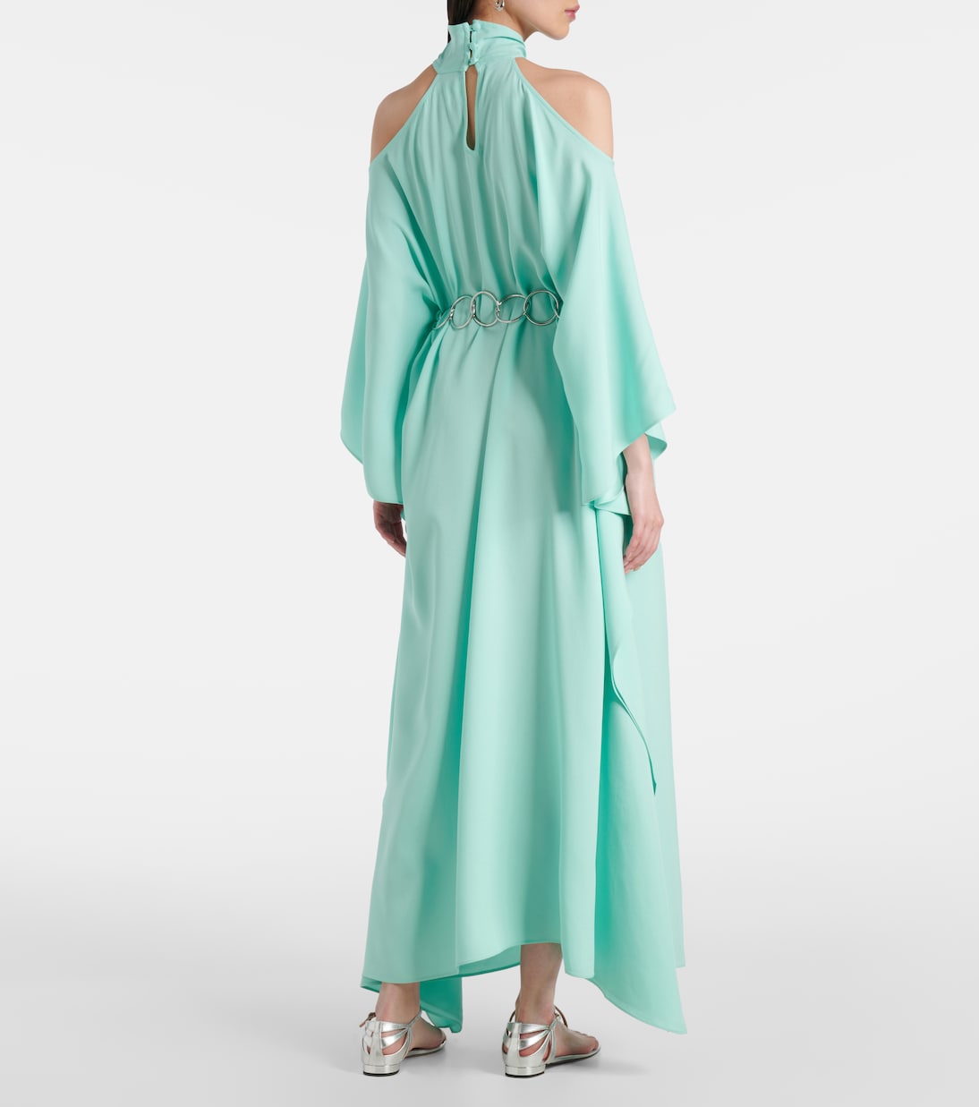 Caftano Mambo con scollo all’americana e cintura | Taller Marmo