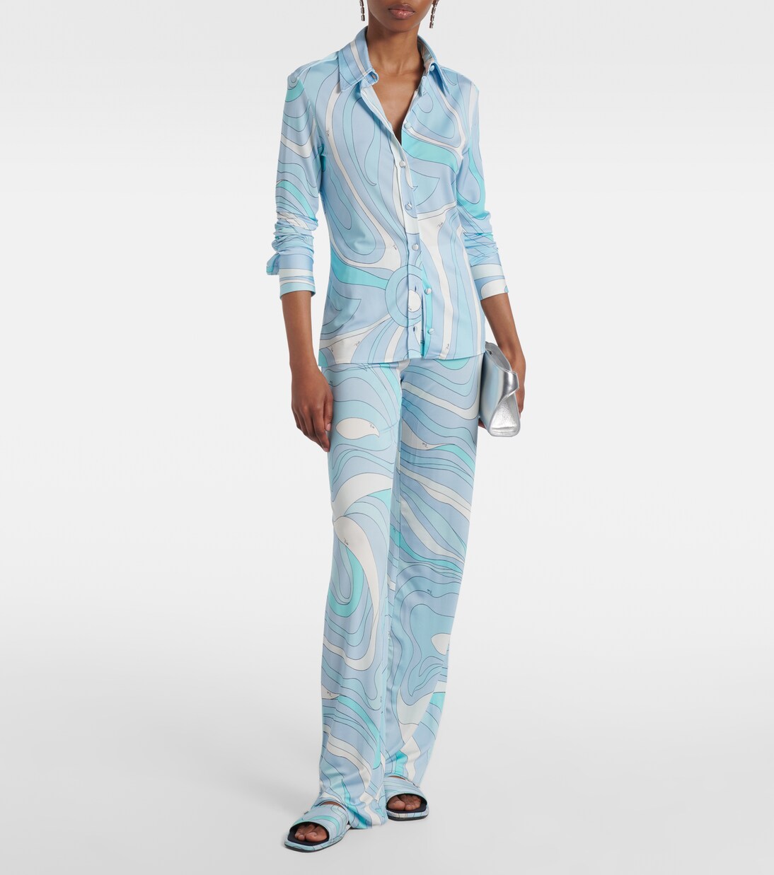 Hemd Marmo aus Satin | Pucci